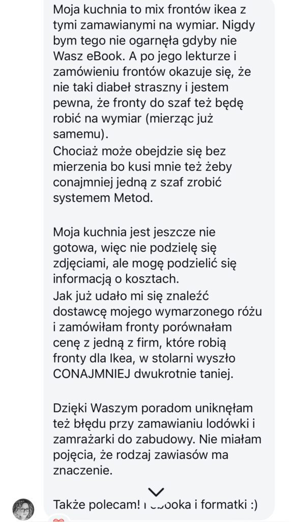 Kuchnia METOD z własnymi frontami