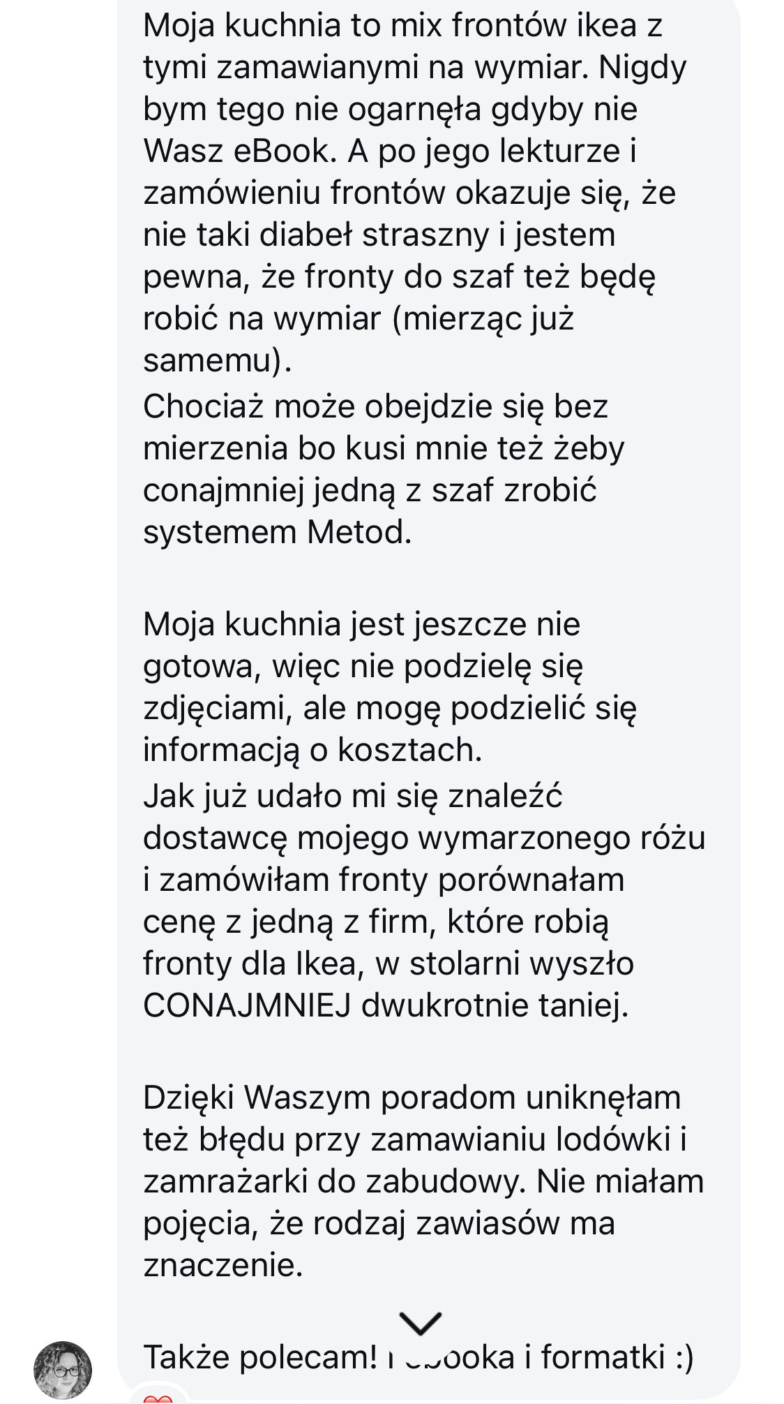 Opinia klienta - Maja