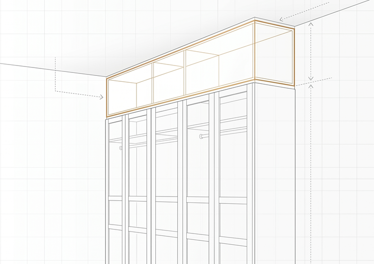 Nadstawki do szaf PAX na wymiar
